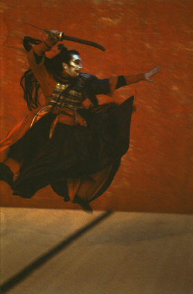 Theatrical company Theatre du Soleil performing SHAKESPEARE's 'Henry IV', 1984.Maurice DUROZIER playing Douglas.