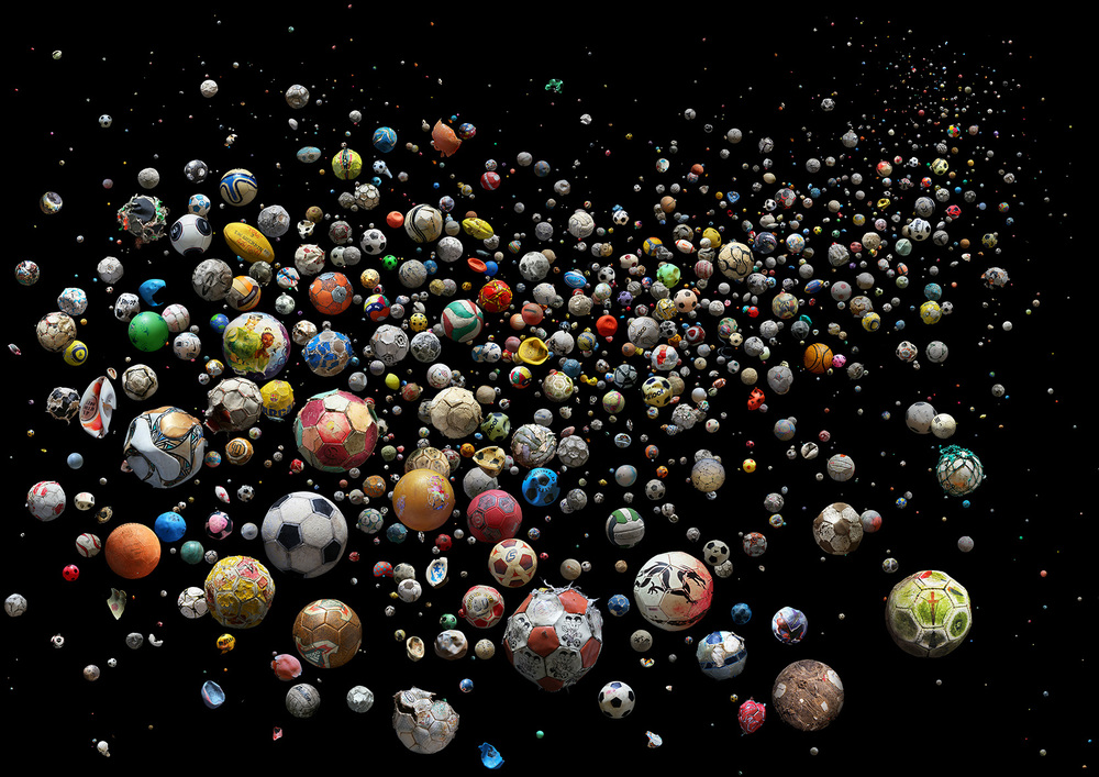 769 marine plastic debris footballs (and pieces of) collected from 41 countries and islands around the world, from 144 different beaches and by 89 members of the public in just 4 months.