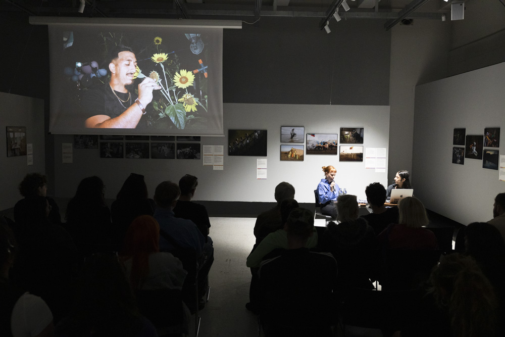 Maša Stanić Talk at Photomuseum WestLicht shot by Lucas Tuan-Anh Nguyen